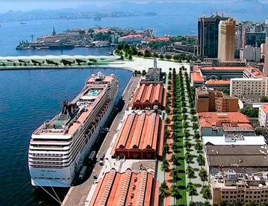 Uso do desumidificador na zona portuária